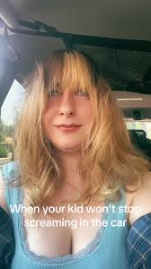 Kid Yelling Unplug It in Car with Mom