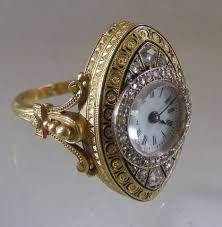 Antique elgin pocket watch, 14k gold vickers & hoad (june 2014) estimated. Gold Watch Ring Ca 1860 Peterszuhay Antique Jewelry Antique Watches Vintage Watches