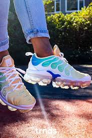 Nike Vapormax Air Vapormax Plus Trainers White White Total Crimson Racer Blue Hers Trainers Nike Air Vapormax Nike Nike Sneakers Women