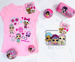 Lol surprise custom birthday shirt. Mercancia L O L Surprise Remera Estampado L O L Under Waps Mascotas Under Waps Lil Sisters Und Lol Dolls Diy Doll School Supplies Unicorn Birthday Parties