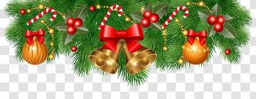 Christmas Decoration Santa Claus Ornament Clip Art Lights Border Clipart Image Transparent Png