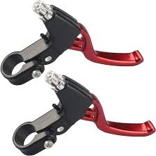 Amazon.com: Gashwer Palancas universales de freno de bicicleta de 0.9 in,  aleación de aluminio, manillar de freno en V para la mayoría de bicicletas,  bicicletas de montaña, bicicleta de carretera, 1 par (