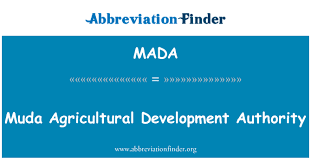 The ministry of agriculture and food industries (malay: Mada Ä'á»‹nh NghÄ©a Muda Nong Nghiá»‡p Phat Triá»ƒn CÆ¡ Quan Muda Agricultural Development Authority