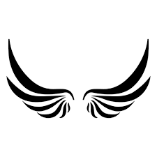 Black And White Rocket League Logo Open Wavy Wings Ad Affiliate Sponsored Wings Wavy Open In 2020 Wings Wings Tattoo Phoenix Bird Art