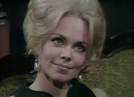 Lara Parker as Angelique Collins plays a scary bitch soap opera character 