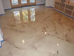 How To Make Concrete Look Like Marble Metallic Flooring Treatments Is Ideal For Home Or Commercial App Metallic Epoxy Floor Concrete Stained Floors Epoxy Floor
