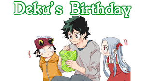 Happy Birthday Deku [My Hero Academia Comic Dub] - YouTube
