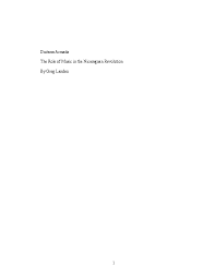 Yo te extrañaré tenlo por seguro fueron tantos bellos y malos momentos que vivimos juntos. Pdf Guitarra Armada The Role Of Music In The Nicaraguan Revolution Greg Landau Academia Edu