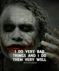 Manidrehar Joker Quotes Villain Quote Best Joker Quotes