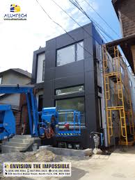 Checkout our premium quality aluminium composite panel, rhine bond used in one of the many projects in qatar. Midtown Charcoal Solid Color Acp Aluminum Composite Panel In Toronto