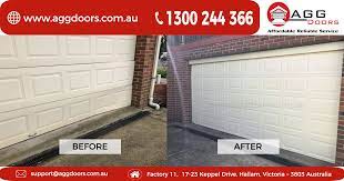 perfectly installed a b d panelift door in chirnside park in classic cream colour and statesman st garage door installation garage doors automatic door opener