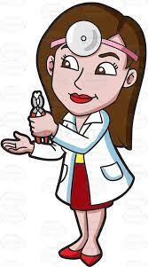 A Lady Dentist Presenting An Extracted Tooth Tooth Cartoon Dentist Cartoon Clip Art