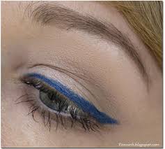 подводка для глаз Maybelline Eyestudio Lasting Drama Gel Liner Karandash Dlya Glaz Maybelline Master Drama Khol Liner Bleu Electrique Blue Horizon Otzyv Review Svotchi Swatch Glaza Makiyazh Kosmetika