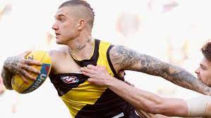 Can you guess what movie is this? Dustin Martin Neck Tattoo Richmond 8 Million Contract New Zealand Heritage Herald Sun