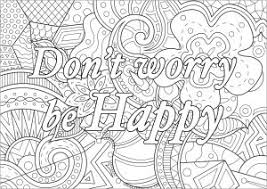 Coloring page of john lennon : Positive And Inspiring Quotes Coloring Pages For Adults