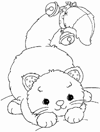 Click the hello kitty christmas coloring pages to view printable version or color it online (compatible with ipad and android tablets). Kitty Cat Christmas Coloring Pages