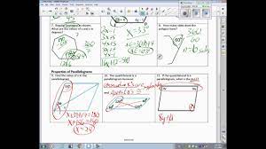 Unit 7 polygons & quadrilaterals homework 3: Unit 7 Polygons And Quadrilaterals Test Review Video Youtube