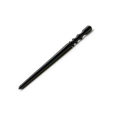 Ebony Wood Leather Burnisher Professional Round Head Leather Edge Burnisher High Density Wood Edge Slicker Leather Tools Polished Grinding High