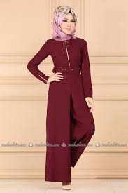 Modaselvim Tulum Halka Fermuarli Tulum 2140ms212 Bordo Tulum Kiyafet Moda Stilleri