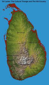 Las fuerzas aéreas de sri lanka lanzaron material para apagar el fuego en la mañana del 29 de mayo. Hill Negara Sri Lanka Peta Peta Negara Bukit Sri Lanka Asia Selatan Tenggara