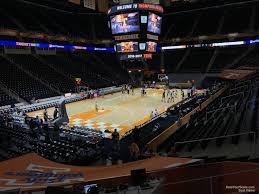 thompson boling arena section 110 rateyourseats com