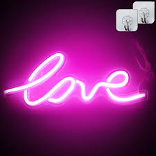 Check spelling or type a new query. Xiyunte Love Neon Light 17 5 X 7 Inch Led Neon Light Pink Love Wall Sign Usb Powered Love Light Night Lights Wall Decor For Kids Room Bar Party Valentine S Day Wedding Christmas With Two Hooks Buy Online In Serbia