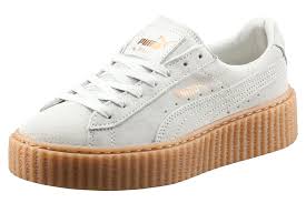 Nib 8 women puma rihanna 190398 01 the trainer hi by fenty black shoe sneakers. Rihanna X Puma Creeper Sneakers Drop Friday In New Colors Photos Footwear News
