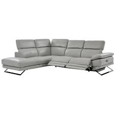 Enhance your decor with functional and beautiful products from our if you are looking to enhance your home with luxury furniture toronto, then we have the furniture pieces. Toronto Silver Leather Power Reclining Sofa W Left Chaise El Dorado Furniture