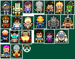Overwatch Pixel Art Pixel Art Maker In 2020 Pixel Art Pixel Art Maker Art