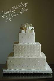 Simple And Elegant Simple Wedding Cake Buttercream Wedding Cake Square Wedding Cakes