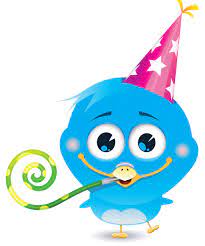 Party Bird Emoticon Funny Emoticons Smiley Emoji