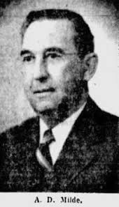 Alvin Daniel Milde (1879-1960)