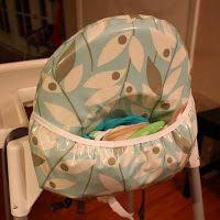 как сшить чехол на стульчик для кормления своими руками Nicole At Home Tutorial Cushioned Cover With Pocket For Antilop Highchair Highchair Cover Antilop High Chair Diy Baby Stuff