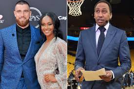 Travis kelce's girlfriend kayla nicole shows off her gruelling gym workout. Travis Kelce S Girlfriend Has An Admirer In Stephen A Smith