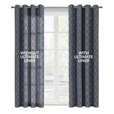 Commonwealth Ultimate Hotel Quality Insulated Blackout Curtain Liner Walmart Com Walmart Com