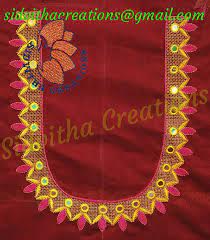 Maybe you would like to learn more about one of these? Sidvithacreations Kutch Work Designs Computer Embroidery Mirror Work Blouse Design