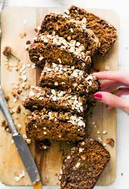 Learn how to make healthy banana bread made with whole wheat flour, honey, coconut oil and bananas in this video. Healthy Pumpkin Bread Gf Quick Bread Recipe Video Cotter Crunch
