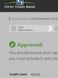 For credit cards, it is also advised to let the bank know your travel. Fifth Third Preferred World Mastercard Instant App Page 8 Myfico Forums 4615596