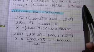 Economia Aziendale Calcolo Percentuale Sopra E Sotto Cento Esercizi Pratici Youtube