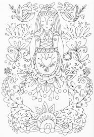Scandinavian Coloring Book Pg 53 Scandinavian Embroidery Folk Embroidery Coloring Pages