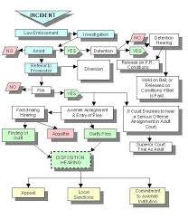 juvenile justice system flow chart from incident to appeal