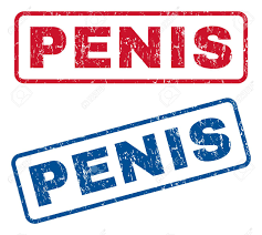 Penis Text Rubber Seal Stamp Watermarks. Vector Style Is Blue And Red Ink  Tag Inside Rounded Rectangular Banner. Grunge Design And Unclean Texture.  Blue And Red Emblems. Royalty Free SVG, Cliparts, Vectors,