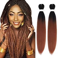 Maybe you would like to learn more about one of these? Amazon Com Ombre Braiding Hair Pre Stretched Yaki Straight Crochet Hair 24 Inch Synthetic Fiber Black To Blonde Hair Extensions 6 Packs T1b 30 Beauty Personal Care
