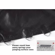 Exacme Outdoor Trampoline No Net, Trampoline Without Enclosure 16 15 1
