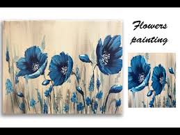The video is broken down into step by step lesons that are easy to follow. How To Paint Flowers Demo Acrylic Technique On Canvas By Julia Kotenko Youtube