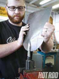 Basic Techniques To Metal Shaping From Home Hot Rod Network Metal Shaping Sheet Metal Tools Sheet Metal Fabrication