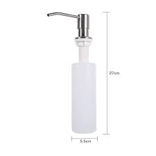 Easy to add liquid, no need to remove all the pump, just twist the pump head and pour in. Garosa Kitchen Sink Soap Dispenser Soap Lotion Dispenser 300ml Kitchen Bathroom Faucet Sink Liquid Soap Lotion Dispenser Pump Storage Holder Bottle Walmart Canada