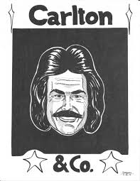 Carlton & Co. caricature 1989 Magic Autograph Poster Gallery book Gary  Darwin