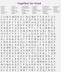 Printable Word Search Together For Good Free Printable Word Lively Printable Wo In 2020 Free Printable Word Searches Word Search Printables Printable Word Games