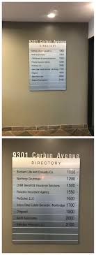 Directory Sign For An Office Building Lobby In Chatsworth Ca Directorysign Wayfinding Signage Directory Signage Office Signage Office Building Lobby